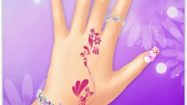 Captura de tela de Fashion Girl Nail Salon 9