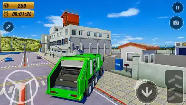 Captura de tela de Offroad Truck Simulator - Garbage Truck Game 4