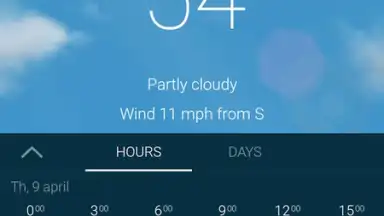 Captura de tela de Gismeteo 4