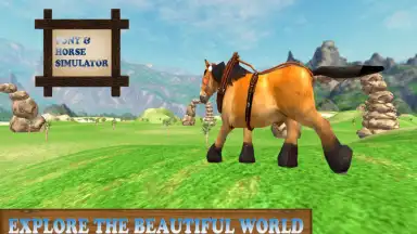 Captura de tela de Pony Horse Simulator Kids 3D 7