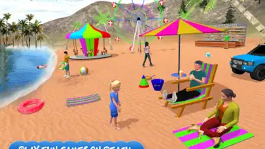 Captura de tela de Virtual Family Summer Vacation 10