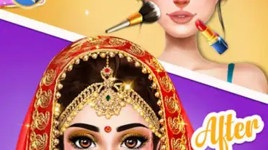 Captura de tela de Indian Wedding Dress up games 15
