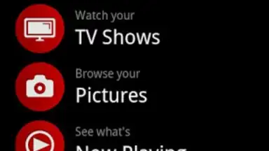 Captura de tela de Official XBMC Remote 1