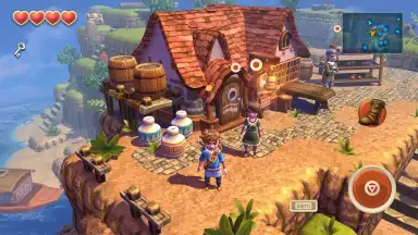 Captura de tela de Oceanhorn 3