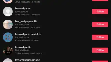 Captura de tela de TickTock-TikTok Live Wallpaper 5