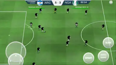 Captura de tela de Stickman Soccer 2018 9