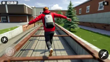 Captura de tela de Going Up Jump Parkour Rooftop 1