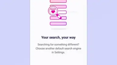 Captura de tela de Firefox Klar 7