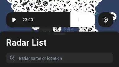 Captura de tela de RainViewer 3