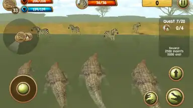 Captura de tela de Wild Crocodile Simulator 3D 5