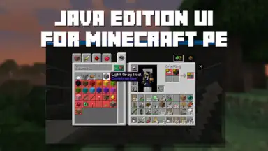Captura de tela de Java Edition UI for Minecraft 2