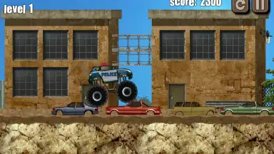 Captura de tela de Police Monster Truck 3
