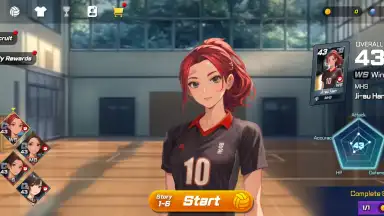 Captura de tela de Volley Girls: Volleyball SPIKE 3