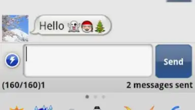 Captura de tela de Handcent SMS 3