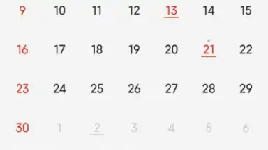 Captura de tela de Mi Calendar 2