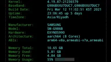 Captura de tela de Shell 7
