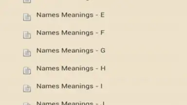 Captura de tela de Bible Names with Meanings 9