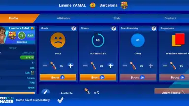 Captura de tela de Soccer Manager 2026 2