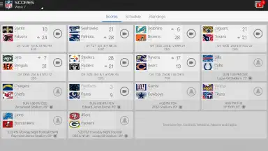Captura de tela de NFL Mobile 16