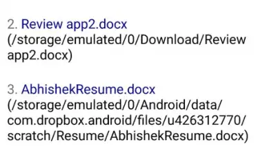 Captura de tela de Docx Reader 2