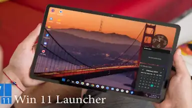 Captura de tela de Win 11 Launcher 9