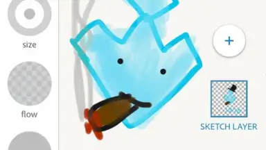 Captura de tela de Adobe Photoshop Sketch 1