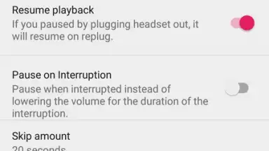 Captura de tela de Material Audiobook Player 5