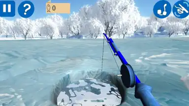Captura de tela de Winter Fishing 3D 7
