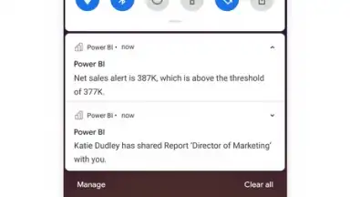 Captura de tela de Microsoft Power BI 5