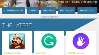 Captura de tela de Opera Mini beta 1