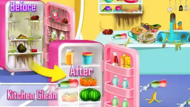 Captura de tela de Home Clean - Design Girl Games 6