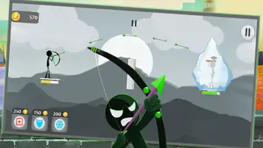 Captura de tela de Arrow battle of Stickman 1