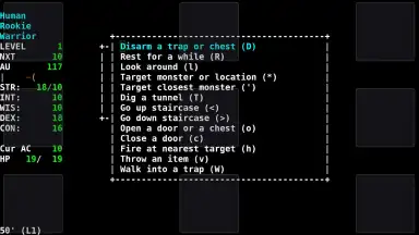 Captura de tela de Angband 7
