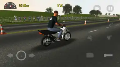 Captura de tela de Moto Wheelie 3D 14