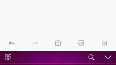 Captura de tela de Lavender iKeyboard Theme 3