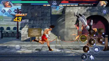 Captura de tela de The King of Fighters ARENA 4