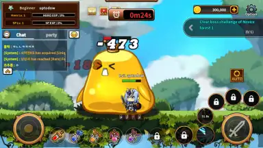 Captura de tela de Hero Town Online 3