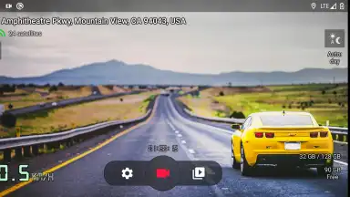 Captura de tela de Droid Dashcam - Driving video recorder 1