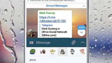 Captura de tela de Via Messenger - Unofficial Telegram App 16