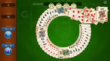 Captura de tela de Solitaire Magic 8