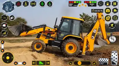 Captura de tela de Snow Excavator Construction 3D 3