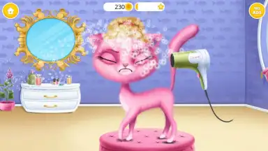 Captura de tela de Cat Hair Salon Birthday Party 3