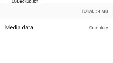 Captura de tela de LG Backup (Sender) 5