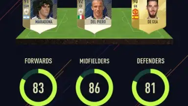 Captura de tela de FUT 18 DRAFT 4