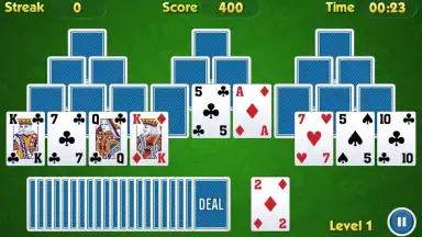 Captura de tela de TriPeaks Solitaire Challenge 3