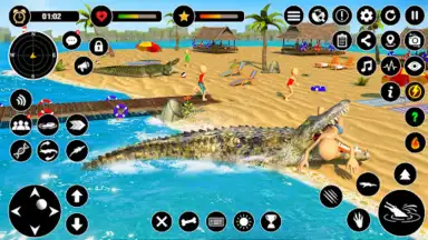Captura de tela de Crocodile Games - Animal Games 4