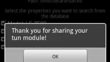 Captura de tela de TUN.ko Installer 2