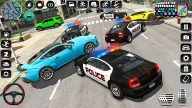 Captura de tela de Police Thief Games: Cop Sim 3