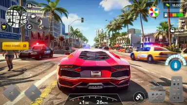 Captura de tela de Car Driving Games Car Racing 13