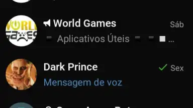 Captura de tela de Telegram Black 7